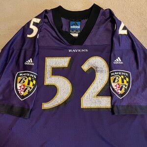 Vintage Baltimore Ravens Ray Lewis Football Jersey
